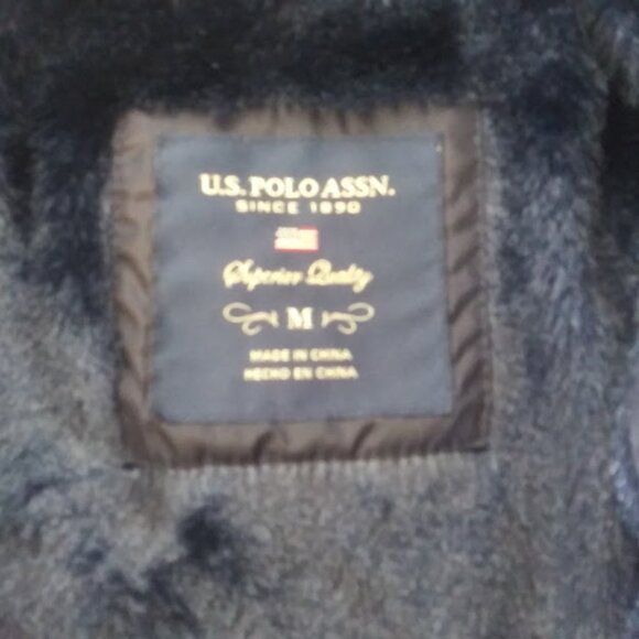 U.S. Polo Assn. women's size M navy blue quilted jacket - Picture 14 of 16